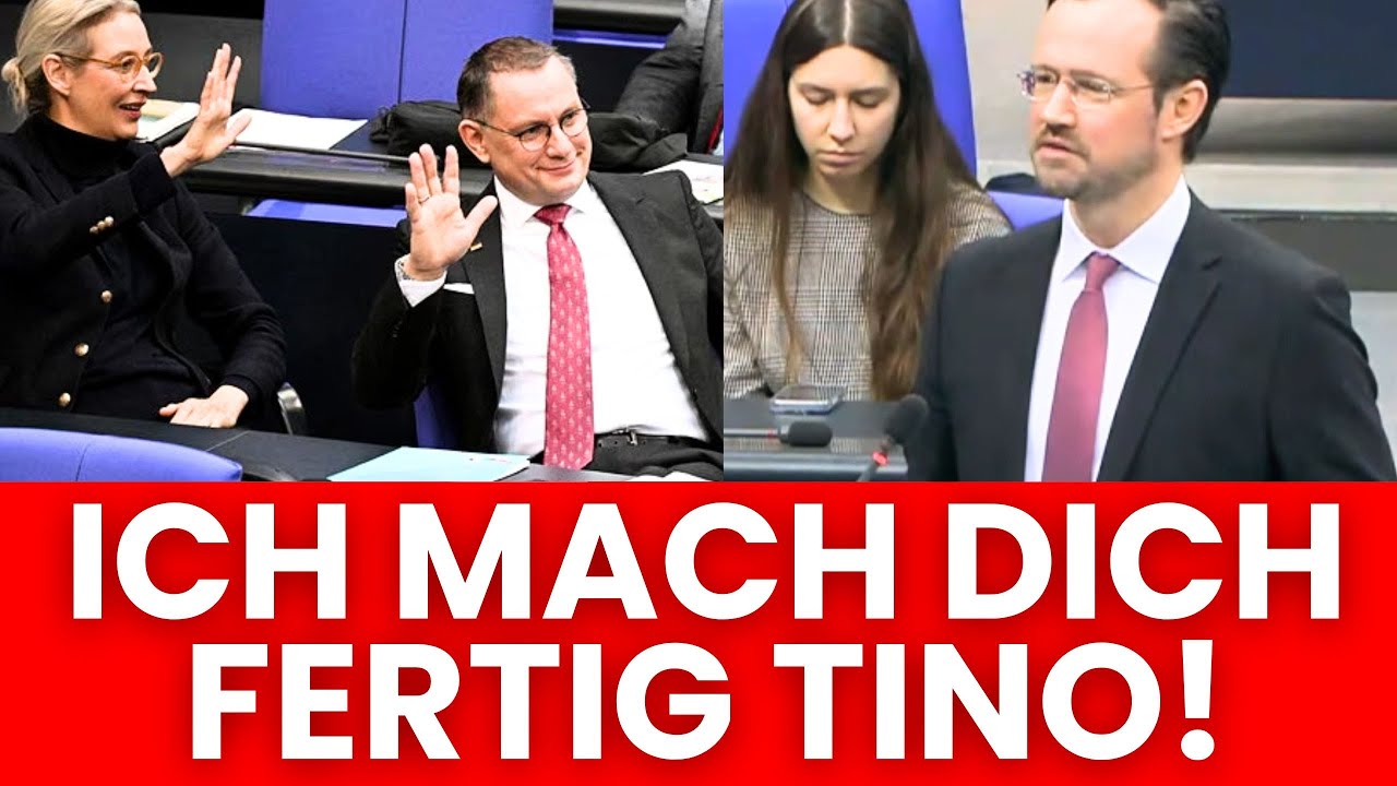 FRAGEVERBOT FÜR SPD RÜPEL! 😂 ALS ER SICH MIT TINO ANLEGT, WÜNSCHT IHM AFD GUTE BESSERUNG!