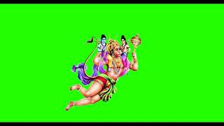Jay Hanuman Ji Flying Hanuman Ji Green Screen Free Background Video