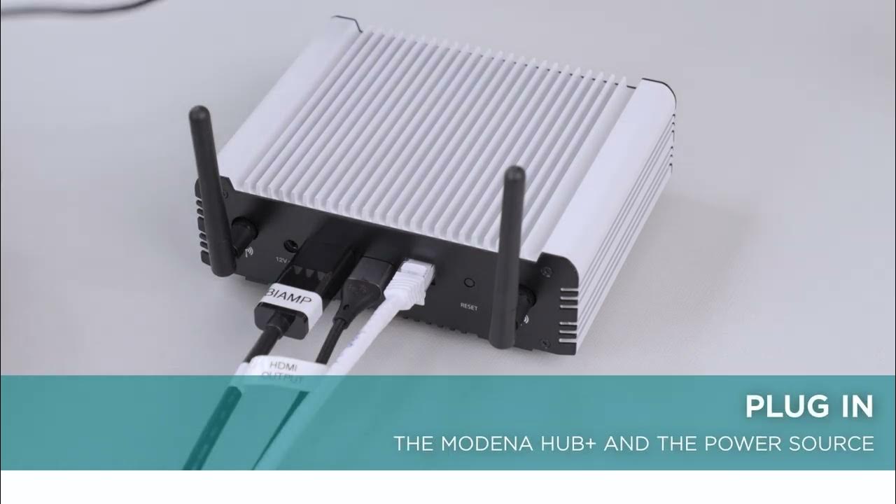 Biamp Modena Hub+ Wireless Presentation System Quick Start Guide YouTube