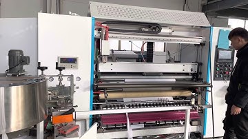 JT-SLT-1400C Semi-Automatic Thermal Paper Slitting Rewinding Machine Running Video