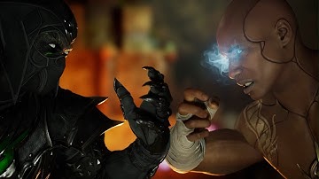 Mortal Kombat 1 - Noob Saibot vs Geras | All Intro/Interaction Dialogues