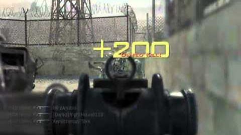 MW3 MK14 Quad Kill Feed