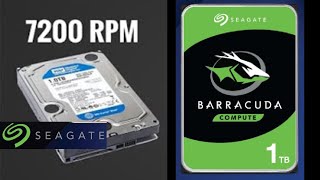 HDD SEAGATE BARACUDA 1tb unboxing dan Review test