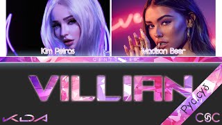 K/DA –  VILLAIN ft. Madison Beer & Kim Petras(Color Coded Lyrics Rus/Eng) {RUS}