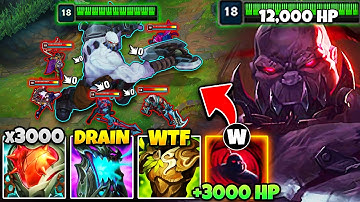 SION BUT I CAN LITERALLY 1V5 THE ENEMY TEAM (12,000+ HP, 600+ AD)