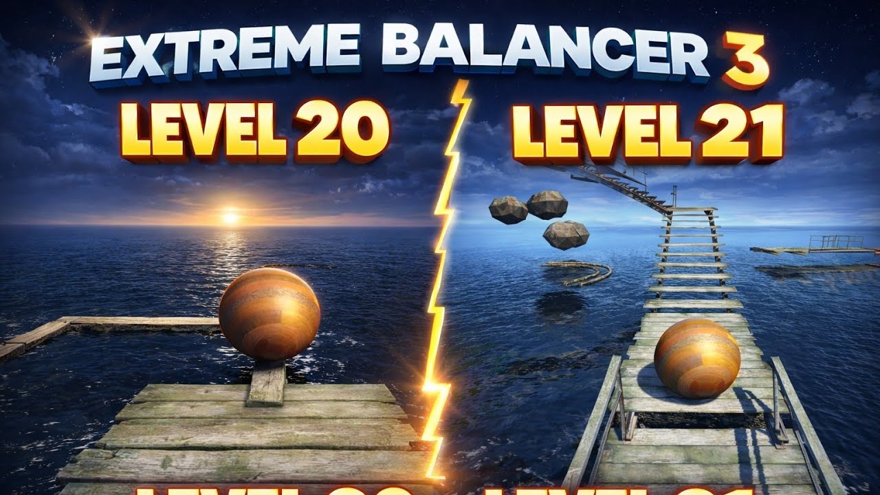 🔥🔥🔥😱 EXTREME BALANCER 3 LEVEL 20 , 21 gameplay video || 