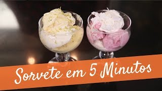 Sorvete de 5 minutos – Panelaterapia