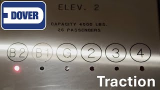 Interesting Dover SPF40 Traction Elevators - Hazel Hall | GMU Virginia Square • Arlington, VA