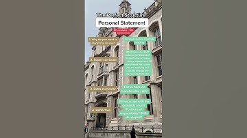 By FAR the best university personal statement structure! *SCREENSHOT & SAVE*