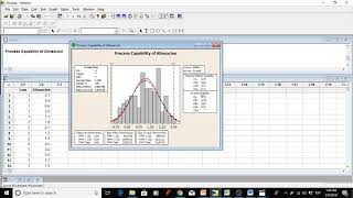 Statistical Process Control (SPC) Tutorial - Process Capability in Minitab