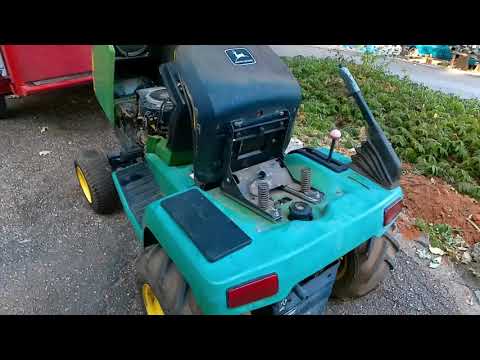 John Deere 260 Garden Tractor Getting