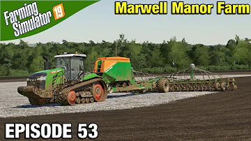 GRASS SEEDING Farming Simulator 19 Timelapse - Marwell Manor Farm FS19 Episode 53