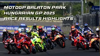 RAce motogp Hungary 2025 BalatonPArk Marquez closer to 7thworld champion #hungariangp  #marcmarquez