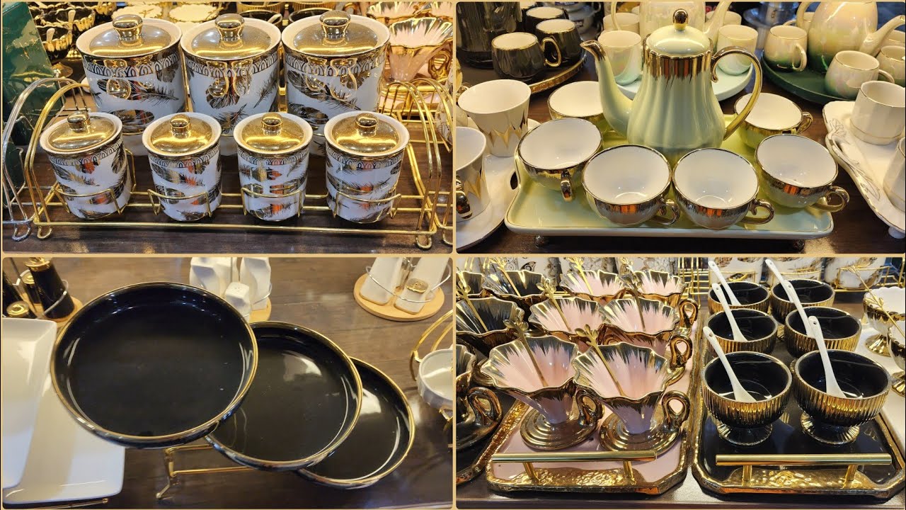 Imported Crockery Wholesale Market Gujranwala/Ice Cream Set,Branded Spice Jar,Tea Set/Fancy Crockery