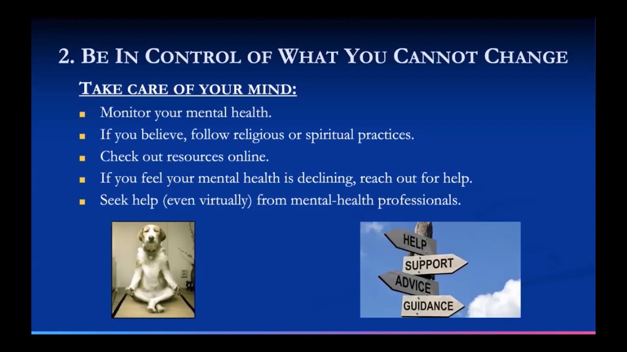 National Webinar on Managing Stress & Promoting Well-Being in the Midst of the COVID-19 Pandemic