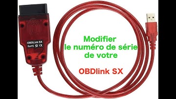 Modification N° de série OBDlink SX