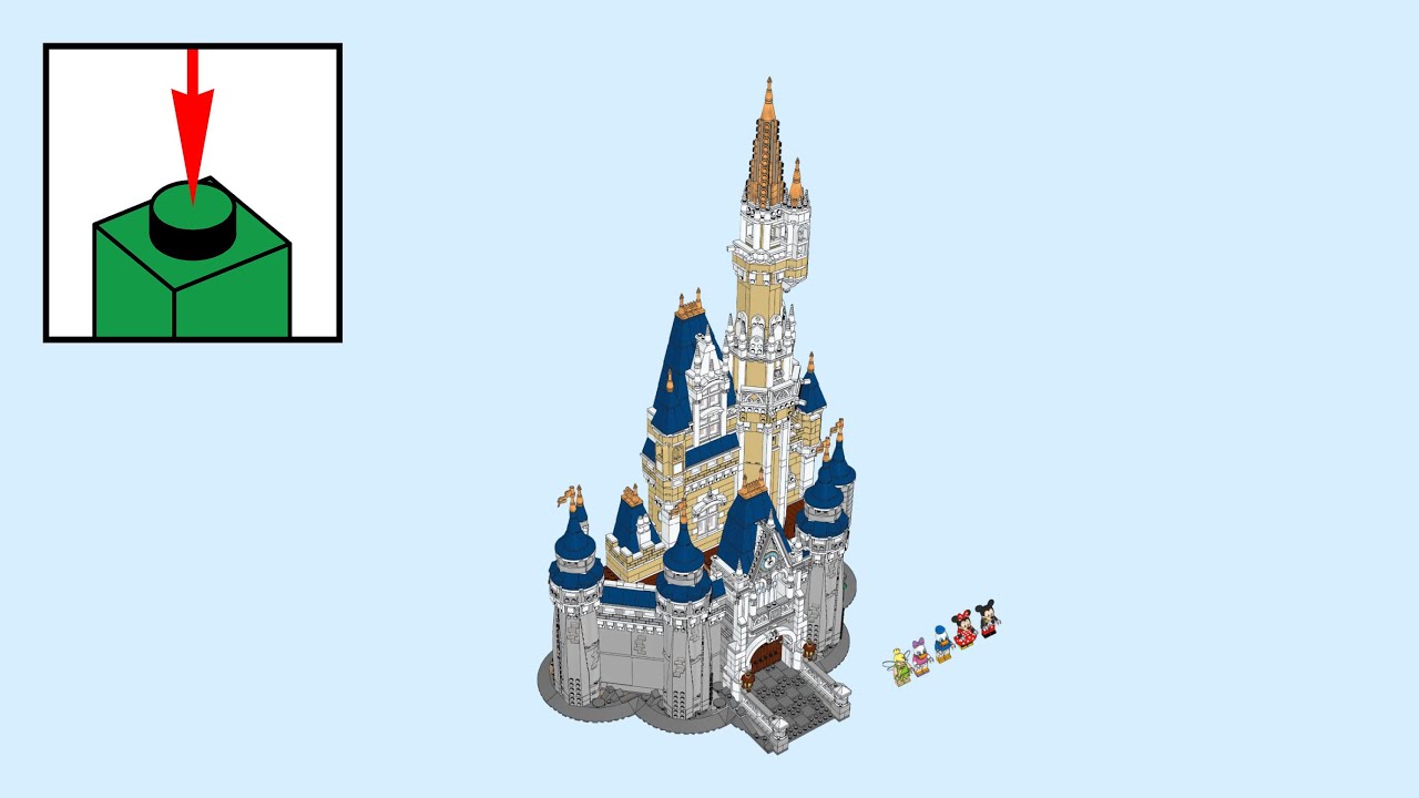 LEGO Disney 71040, Сказочный замок Disney - инструкции по сборке