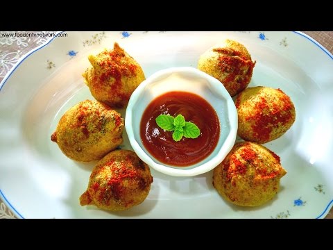 Palak Paneer Pakoda Recipe | Paneer Bonda Video Recipe.