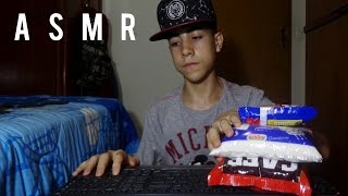 🎧 [ASMR PORTUGUÊS]: ROLEPLAY CAIXA DE SUPERMERCADO - Sons de embalagens, teclado, plástico, etc. screenshot 4