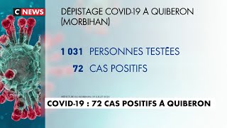 Coronavirus : 72 cas positifs à Quiberon