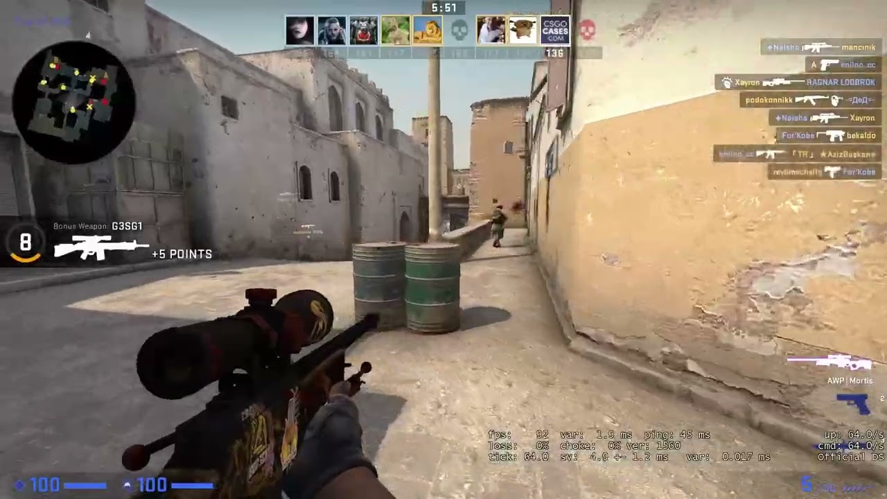 I7 7700hq gtx 1070 CS:GO fps test in 2023