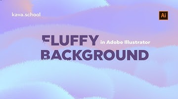How to create a Fluffy background in Adobe Illustrator