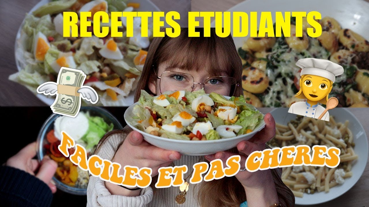 15 recettes faciles et pas chères parfaites pour les étudiant·e·s