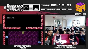 Abadox - Speed Run in 0:18:06 by Wery Live for European Speedster Assembly 2013