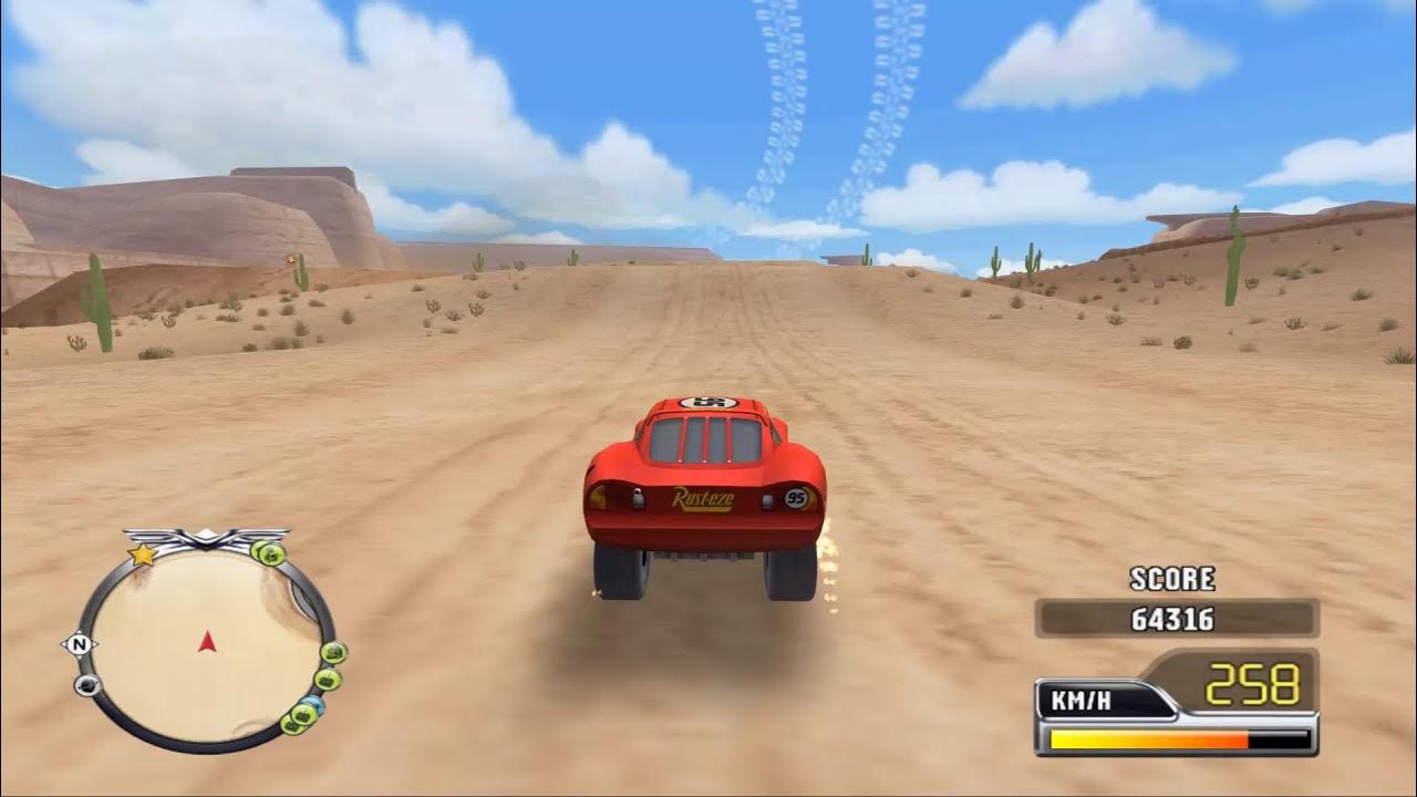 Cars Race-O-Rama (PS2 Gameplay) 