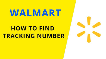 How to find tracking number on Walmart
