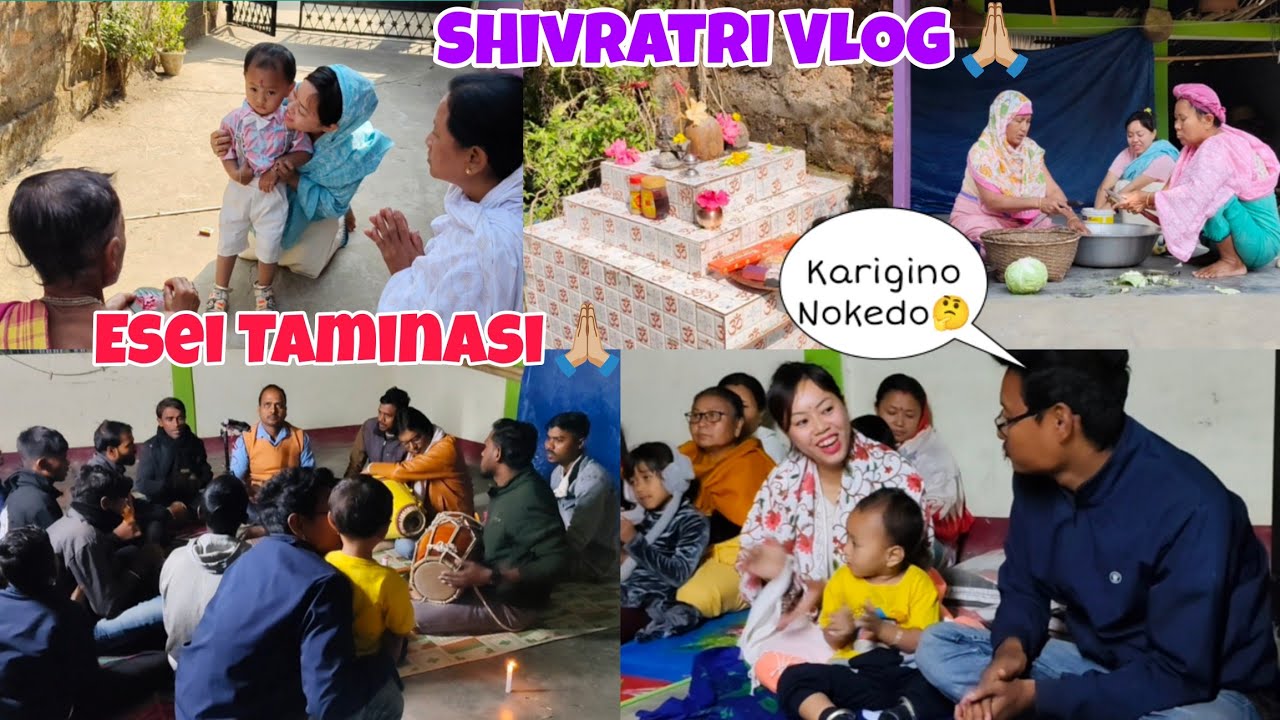 MAHA SHIVARATRI VLOG 2026/KARIGI NOKENO HYRAKA😂KAPNINGA#cacharmanipuri 