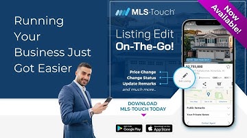 How to Edit Listings on the Go through MLS-Touch