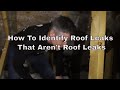 How To Identify Roof Leaks That Aren't Roof Leaks - Treasured Spaces