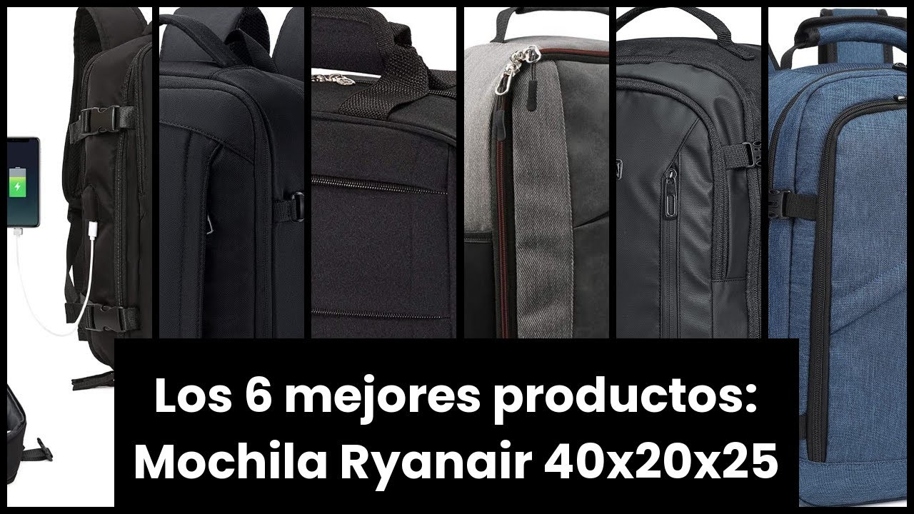 MOCHILA RYANAIR 40X20X25: Los 6 mejores productos: Mochila Ryanair 40x20x25  