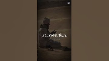 آيات من سورة مريم { إلا من تاب وآمن وعمل صالحا}[ أحمد النفيس ]