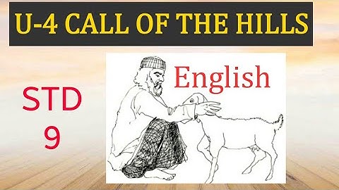 Call of the hills |U-4 | STD 9| English (SL)|Gseb