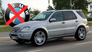 видео: MERECEDES ML55 AMG - ЕГО БОЯТСЯ BMW? картинка: MERECEDES ML55 AMG - ЕГО БОЯТСЯ BMW?