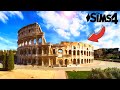The roman colosseum sims 4 speed build  no cc  the sims 4 speed build  sims4speedbuilds