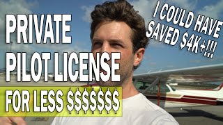 Private Pilot License Cost Savings | WATCH before starting PPL!