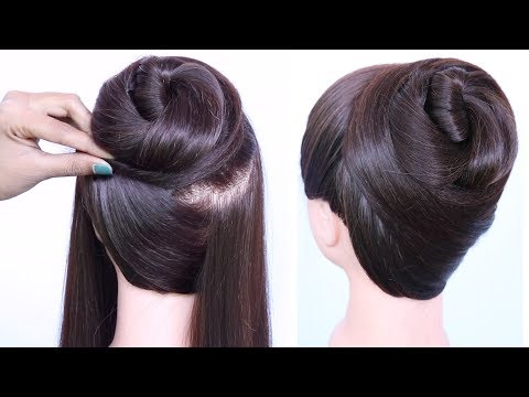 New Latest Bun Hairstyle With Trick || Cute Hairstyles || Easy Hairstyles || Hairstyles For Girls