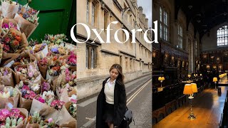 oxford vlog | reliving my student days, exploring college grounds, cozy cafes + afternoon tea