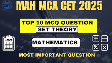 📚 TOP 10 IMPORTANT QUESTIONS ON SET THEORY | MCA GYAN