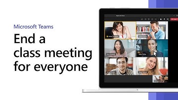 How to end a class meeting for everyone | Microsoft Teams