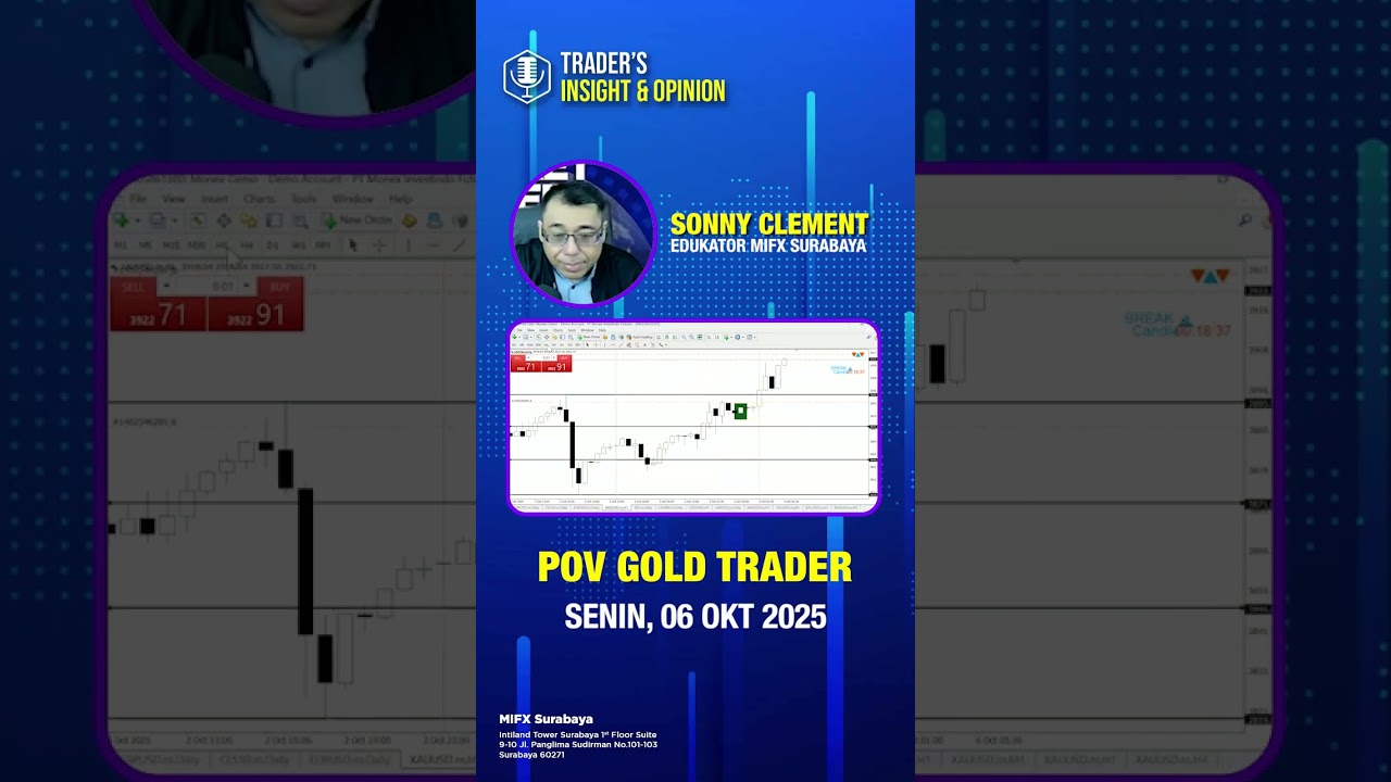 🔵  POV GOLD TRADER HARI INI, SENIN 06 OKTOBER 2025 