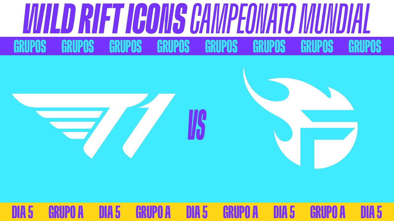 Portuguese] T1 x Team Flash  Wild Rift Icons - Fase de Grupos