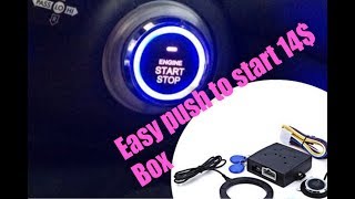 14$ keyless entry push to start button system for car and truck