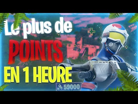 J'essaye de FAIRE le plus de POINTS en 1 HEURE en ARENE sur FORTNITE.