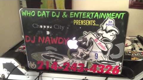 NUMARK NS7 CUSTOM SKIN MADE BY TURNLABLE  FOR DJ NAWDY 5-20-2-13