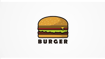 How to Make Burger Logo / Illustration in Corel Draw
