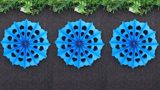 DIY Winter Decorations Paper #papercraft #paperwallcraft #Snowflakes